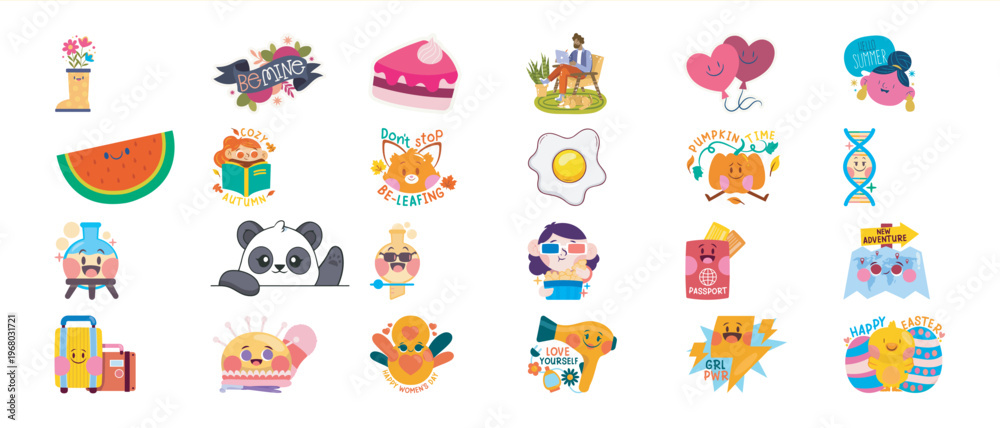 Fototapeta premium birthday candles on white background