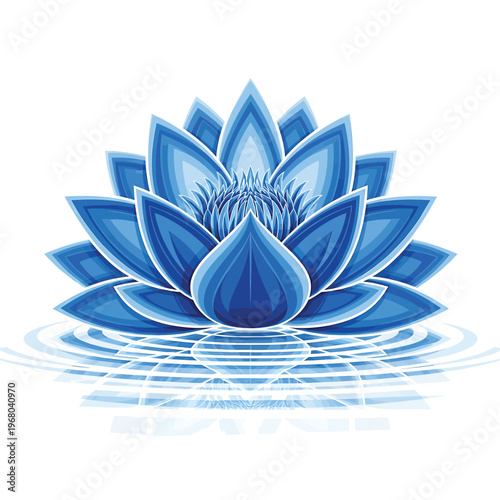 Blue Lotus Flower Water Plant.