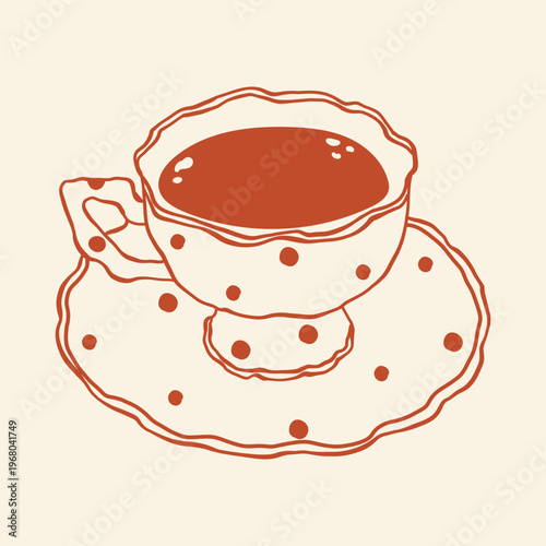 Coffee cups doodle set. coffee cup hand drawn line signs. Outline coffee cups. Vector illustration for branding menus, packaging, posters and social media
