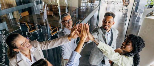 Executive team rejoices over successful strategic alliance and agreement