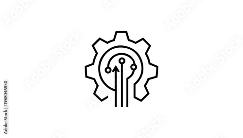 neural Icon on White Background - Simple Vector Illustration Free Vector, Automation  Connection icon logo, Cube network icon. Blockchain symbol modern, simple, vector, Abstract neural network logo 