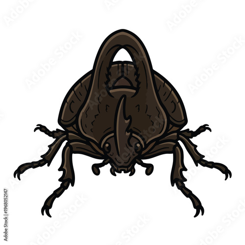 Dark fantasy creature illustration.