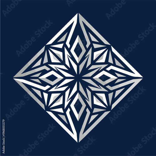 Geometric Pattern Design Element.