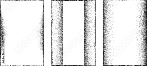 Framed grain noise texture background with soft straight lines useful for posters, overlays. Minimal organic flow lines with subtle grainy texture. Fluid noised effect. Vector