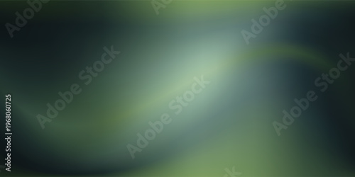 Blurred green desktop wallpaper with a smooth gradient texture. The green desktop wallpaper creates a calming, nature-inspired ambiance. Aesthetic green gradient background with copy space.