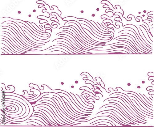 Minimalist hand drawn floral vine illustration with small butterflies in a vertical arrangement for elegant nature themed decoration and botanical stationery design assets