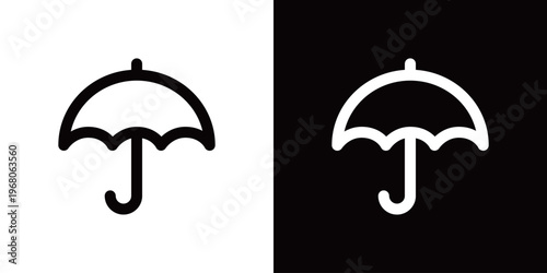 傘、雨のアイコン 天気予報