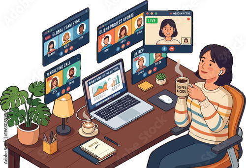 Young man enjoying breakfast cereal with orange juice