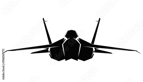 Vector illustration of a military soldier silhouette holding a sword near a war aircraft and helicopter flying in the sky