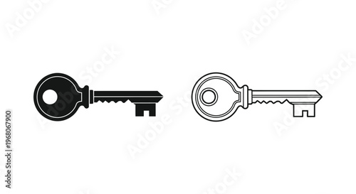 Keys Unlocking Solutions Vector