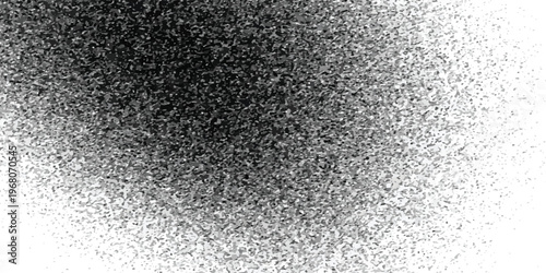 Noise grain background, pointillism dots gradient or dotwork pattern, vector stipple effect. Grain noise halftone or grainy texture or dotwork grain noise