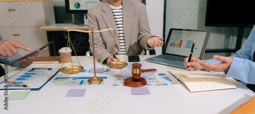 legal and corporate consultation concept focusing on law, advice, and business agreements.