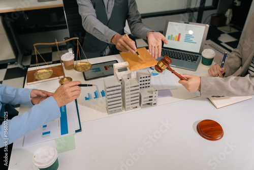 Foto Justice and law concept