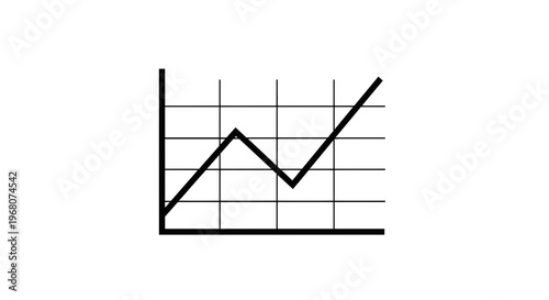 A line graph with increasing and decreasing segments, superimposed on a grid