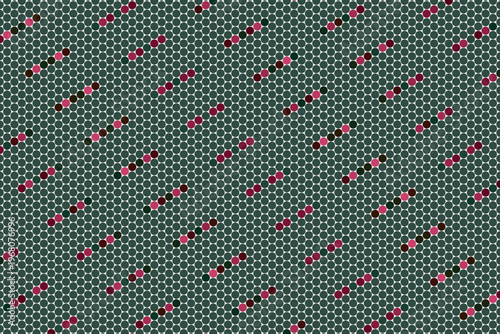 red knitted background