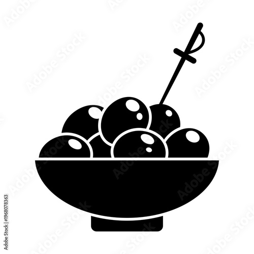 Olive icon vector. oil illustration sign. branch symbol. 