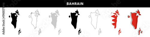 Map of Bahrain