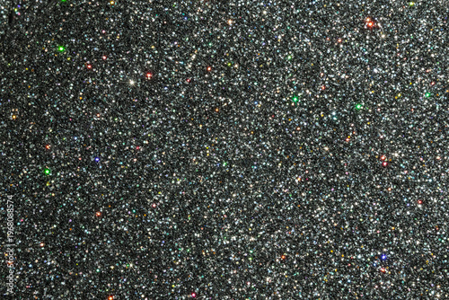 Shiny luxury black glitter texture surface background