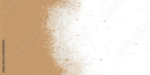 A vintage close up of a glass of beer milk and champagne against a textured brown grunge wall with aged rusty metal paint and rough stone pattern