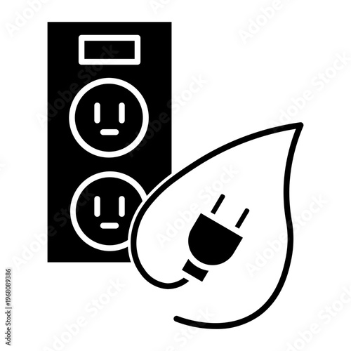 power socket Solid icon
