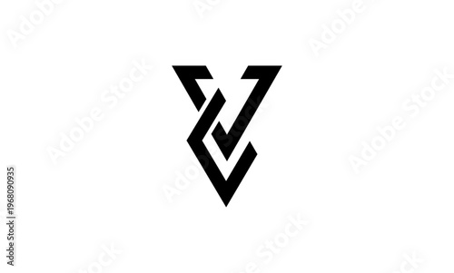VC initial letter logo or VC monogram
