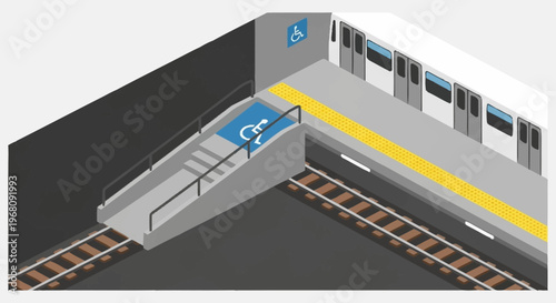 Accessible Train Station Ramp and Platform Design.