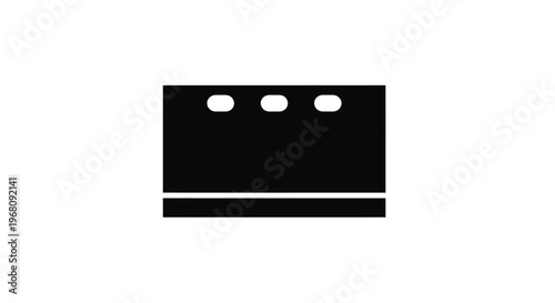 A simple black and white icon depicts a basic electronic device with three indicator lights