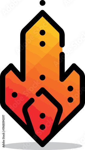 Adobe Illustrator Artwork A row of domino pieces like a red brick wall with a hole and a question mark symbolizing play risk and fun