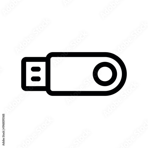 Portable USB Flash Drive Memory Stick Icon