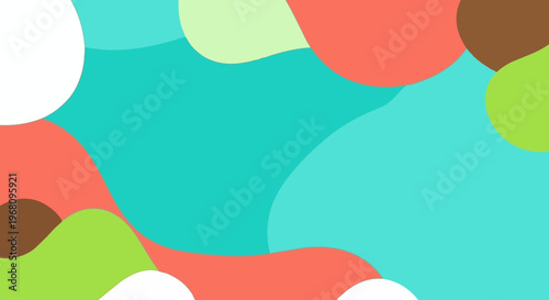 Colorful abstract shapes and patterns.