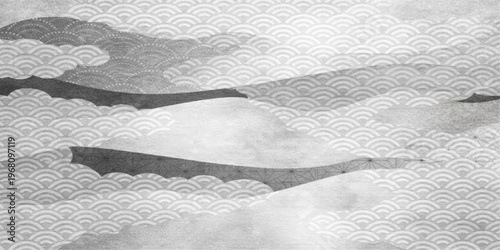 An abstract white lace and knitted fabric texture creates a frozen winter pattern reminiscent of icy frost and cold nature backgrounds