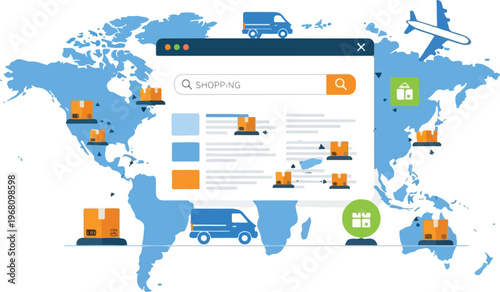 Global Logistics and Shipping Connecting Businesses Worldwide for Seamless E-commerce Delivery