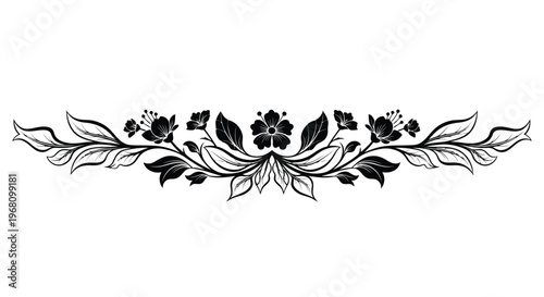 A close-up of a black and white butterfly on a branch