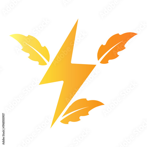 green energy Gradient icon