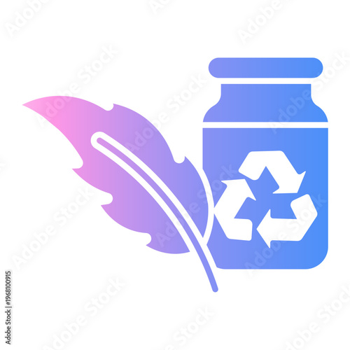 go green Gradient icon