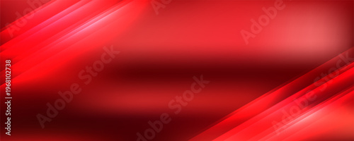 Modern abstract background with neon red lines and futuristic light effects. Dynamic tech texture with glowing gradient stripes for digital presentations and sport designs.