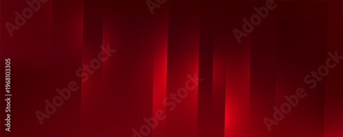 Bold red and black abstract background with geometric patterns, dynamic lines, and modern gradient textures creating striking visual depth and movement.