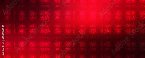 Abstract red sequin pattern on black backdrop. Disco-inspired geometric texture with modern gradient effects. Ideal for sport banners, tech covers, and dynamic graphic designs.