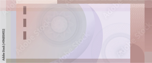 Blank bank check, checkbook, background, cheque template, money payment paper voucher, vector, mockup. Business or personal account, cash, pay cheque certificate, paycheck background