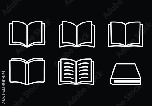 本・ノート・マンガ・電子書籍のアイコンマーク