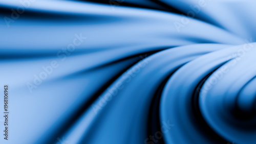 Swirls of blue blend together in a smooth way, forming a dynamic design. colors move and flow, creating a sense of movement that draws the eye in. 3d render