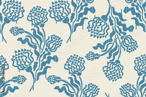 Autumn Glow Floral Pattern