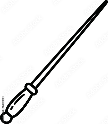 Detailed illustration of a screwdriver.