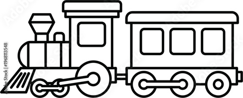 Train Locomotive Railway Vehicle Transport.