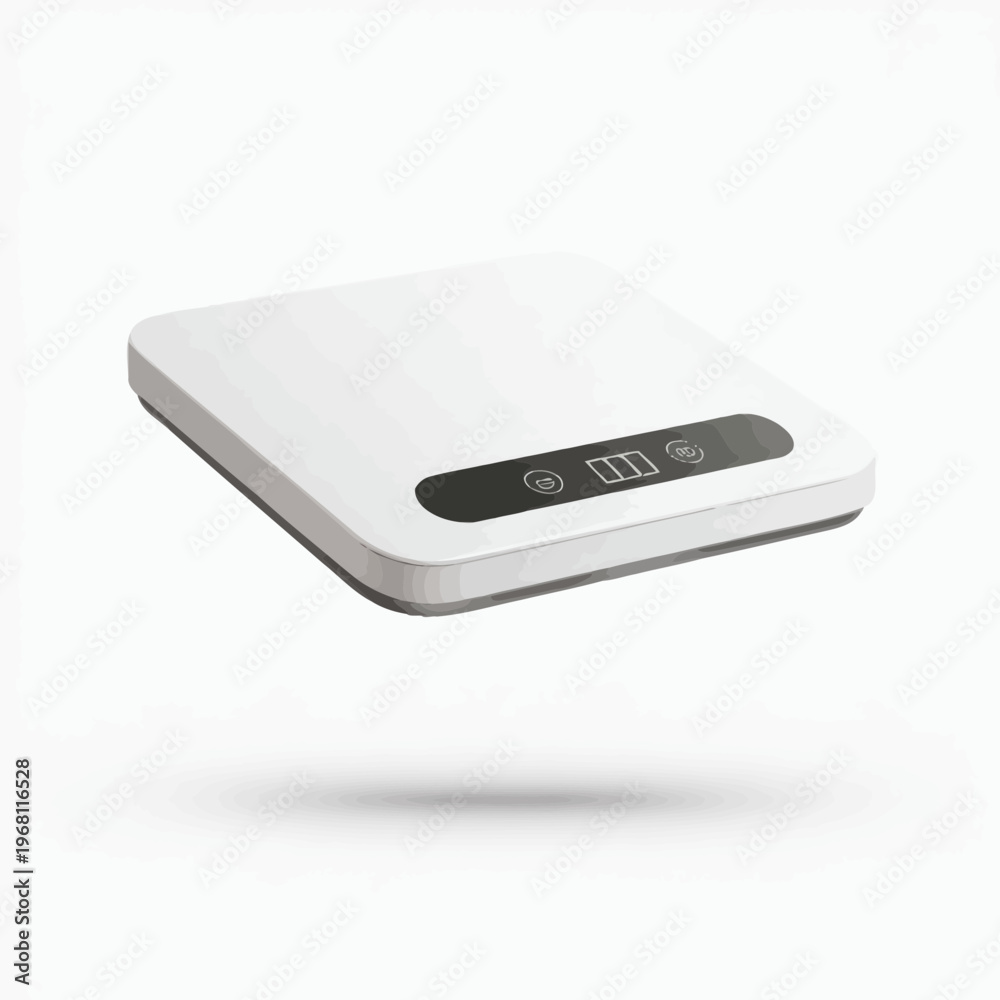 Fototapeta premium Modern Digital Kitchen Scale Isolated Object