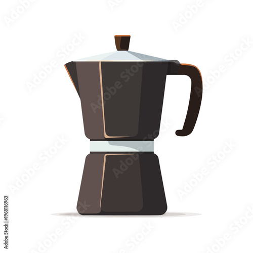 Modern Moka Pot for Espresso Brewing