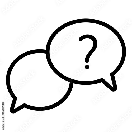 Frequently asked questions vector icon. FAQ illustration sign. Computer with question symbol. 