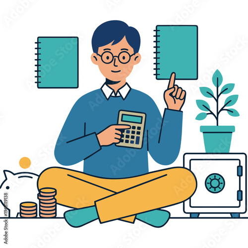 Basic Finance Savings Illustration