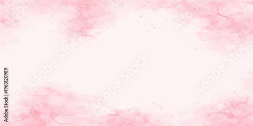 Delicate, soft watercolor washes of pink dance gracefully across the canvas, creating a dreamy, ethereal backdrop.  A blush-toned artistry that evokes feelings of serenity, romance.