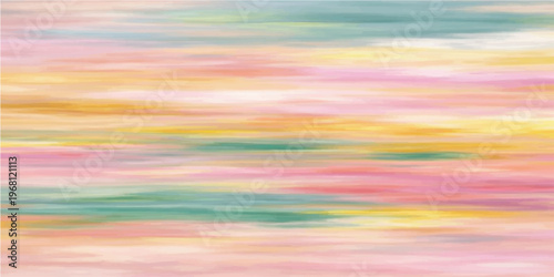 A soft focus, impressionistic painted digital art evokes a sense of peace and harmony through layered brushstrokes of vibrant hues.